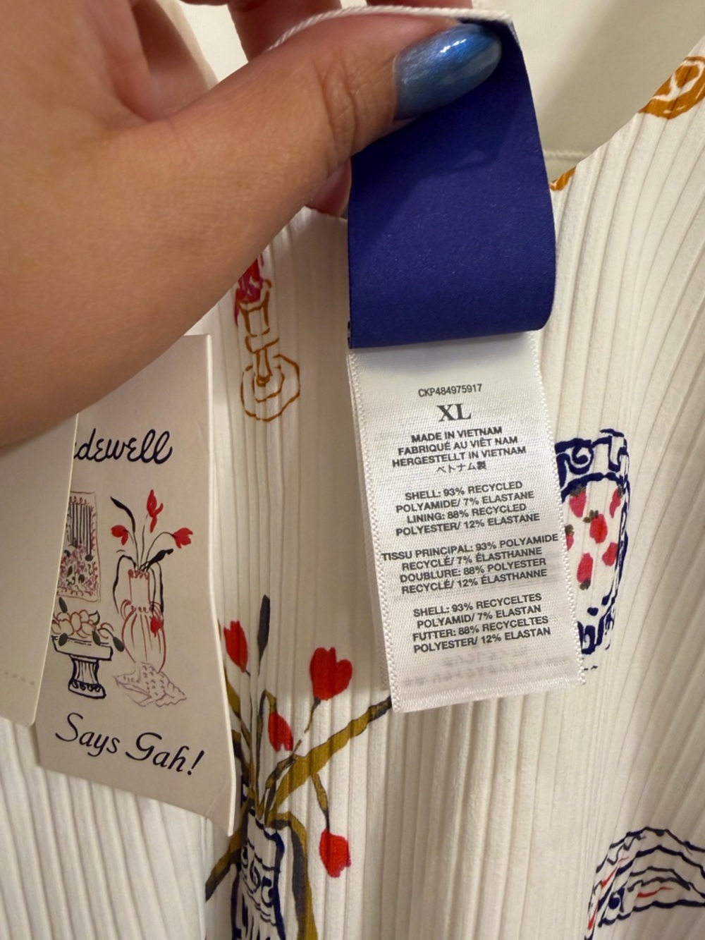 NWT madewell x lisa says gah scoopneck one-piece swimsuit - Picture 6 of 7